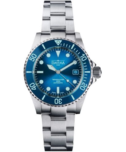 Ceas barbatesc Davosa Ternos Diver Blue Lagoon Automatic Chronograph Limited Edition