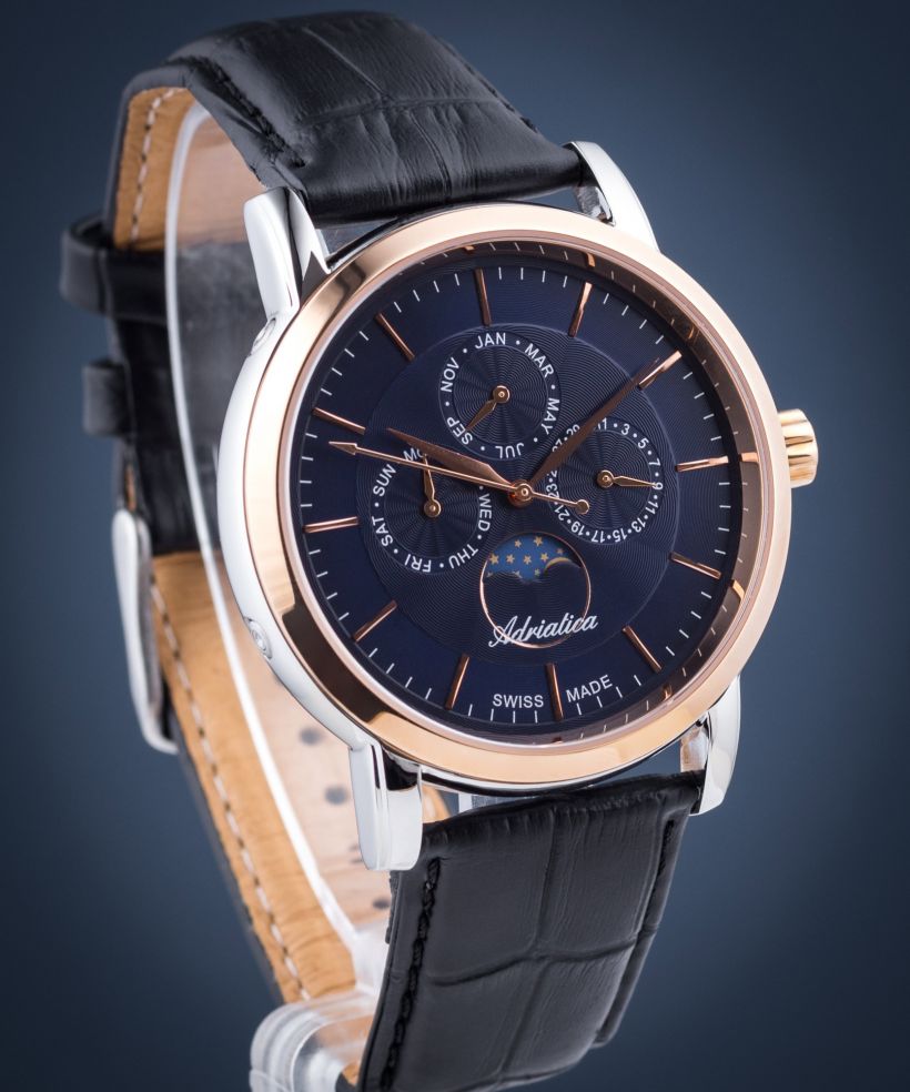 Ceas barbatesc Adriatica Moonphase