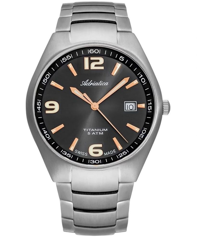 Ceas barbatesc Adriatica Titanium