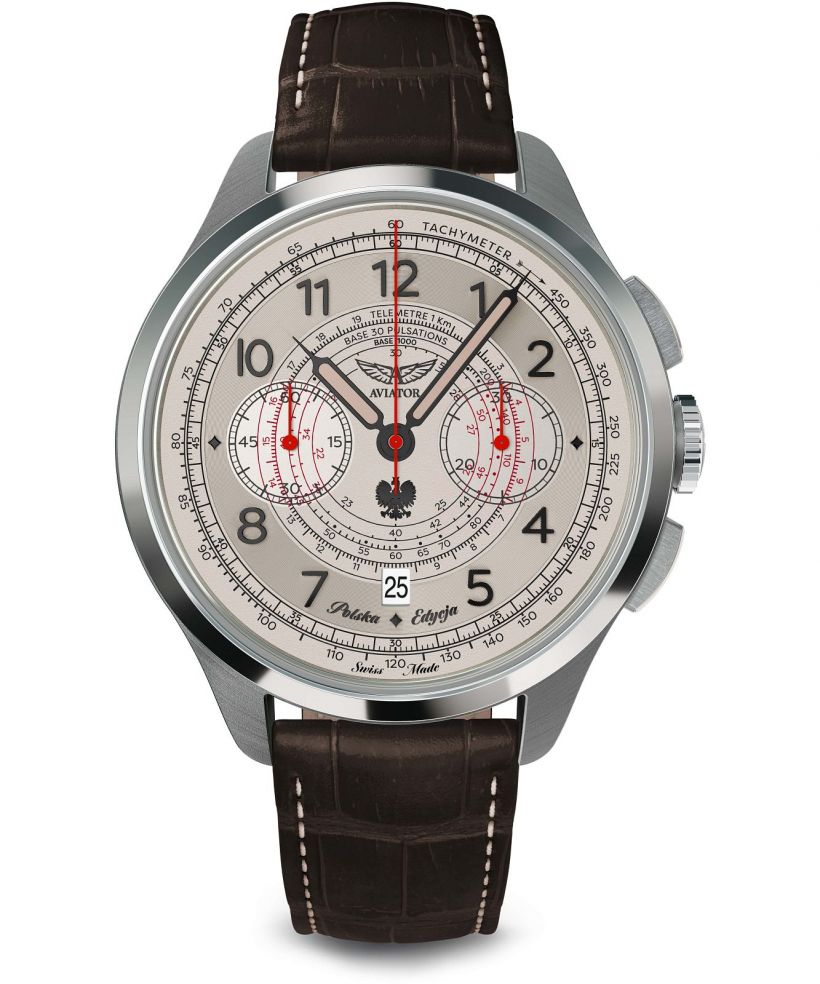 Ceas barbatesc Aviator Heritage Chronograph Trimeter Limited Edition