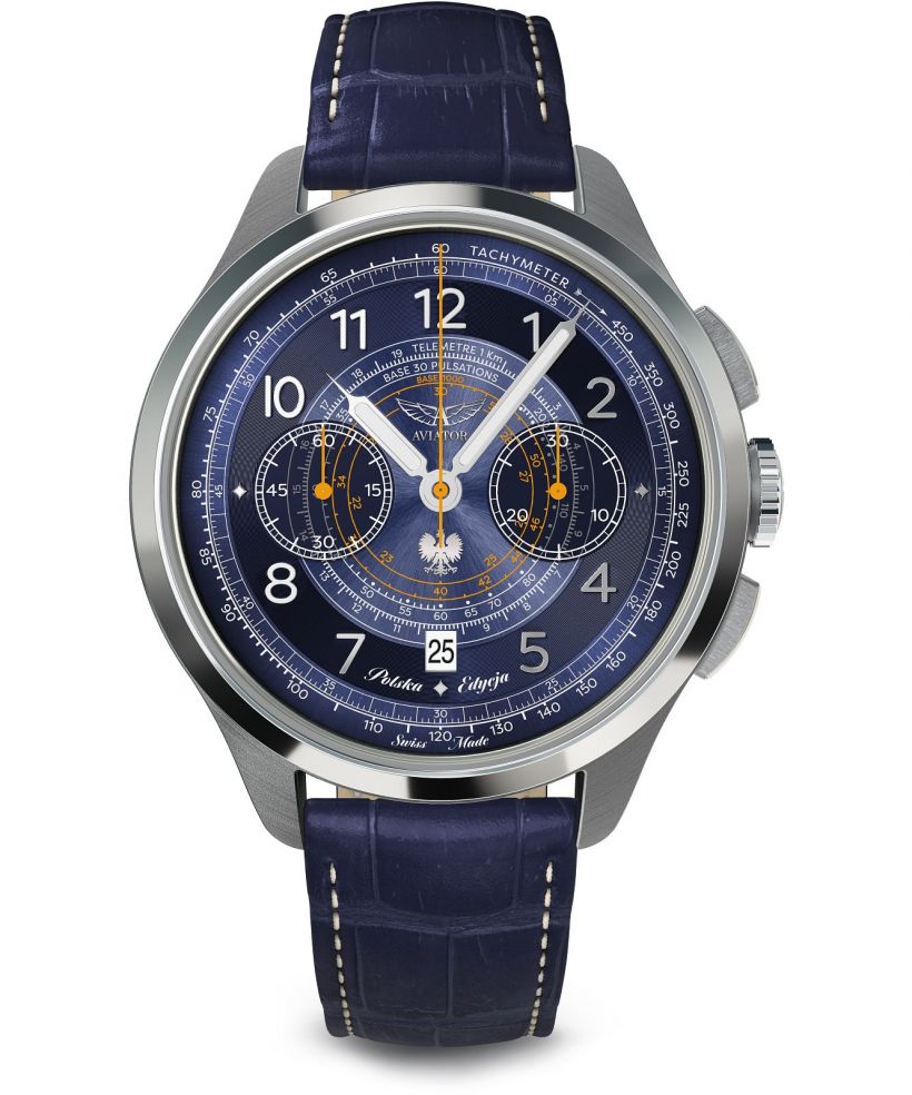 Ceas barbatesc Aviator Heritage Chronograph Trimeter Limited Edition