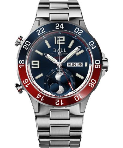Ceas barbatesc Ball Roadmaster Marine GMT Moon Phase Limited Edition