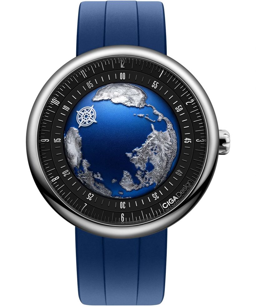 Ceas barbatesc Ciga Design U Series Blue Planet II Atlantic Titanium Automatic GPHG 2021