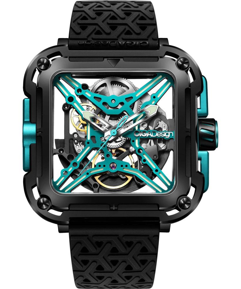 Ceas barbatesc Ciga Design X Series Gorilla Modern Skeleton Ceramic Limited Edition