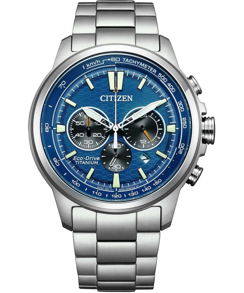 Ceas barbatesc Citizen Eco-Drive Super Titanium Motor Chronograph