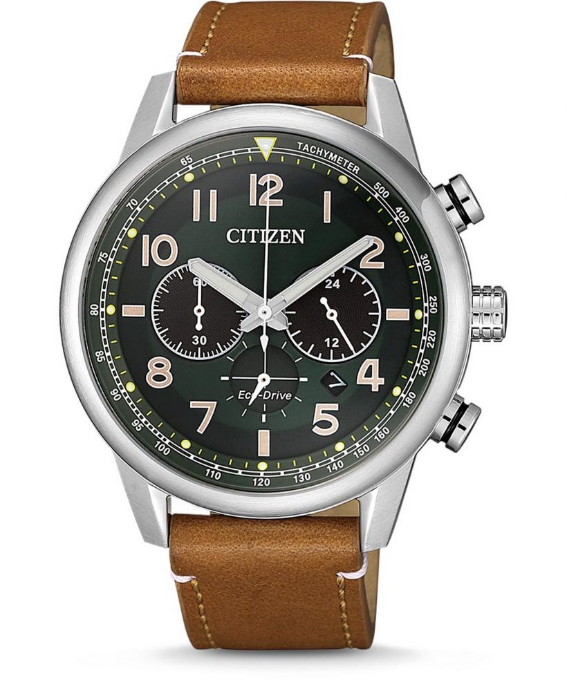 Ceas barbatesc Citizen Leather Eco-Drive Chronograph