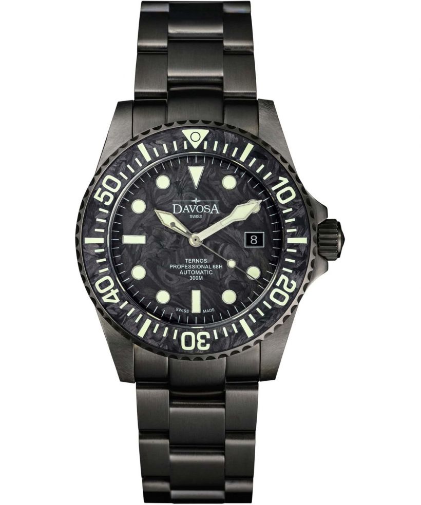 Ceas barbatesc Davosa Ternos Professional 68H Carbon Limited Edition