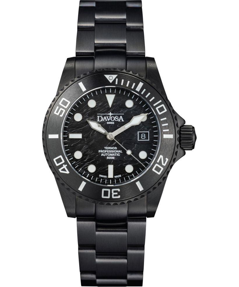 Ceas barbatesc Davosa Ternos Professional Black Rock Automatic Limited Edition