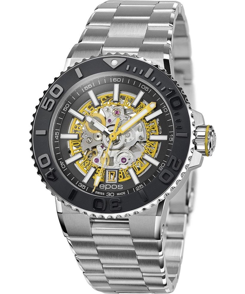 Ceas barbatesc Epos Sportive Diver Skeleton Automatic