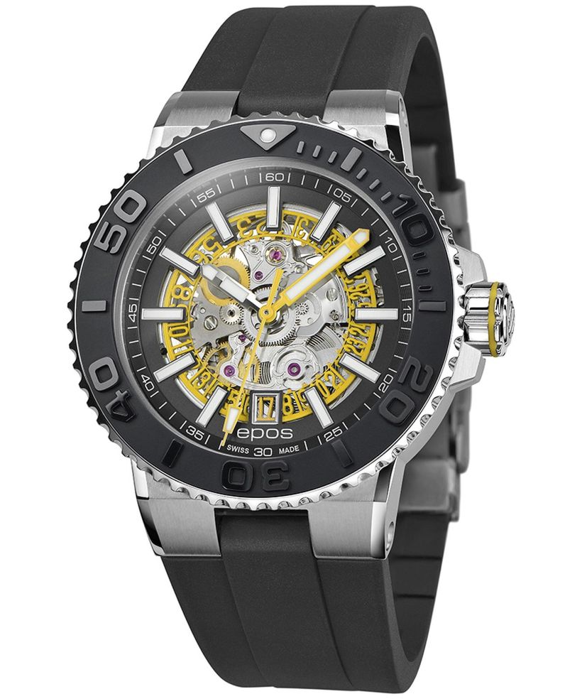 Ceas barbatesc Epos Sportive Diver Skeleton Automatic