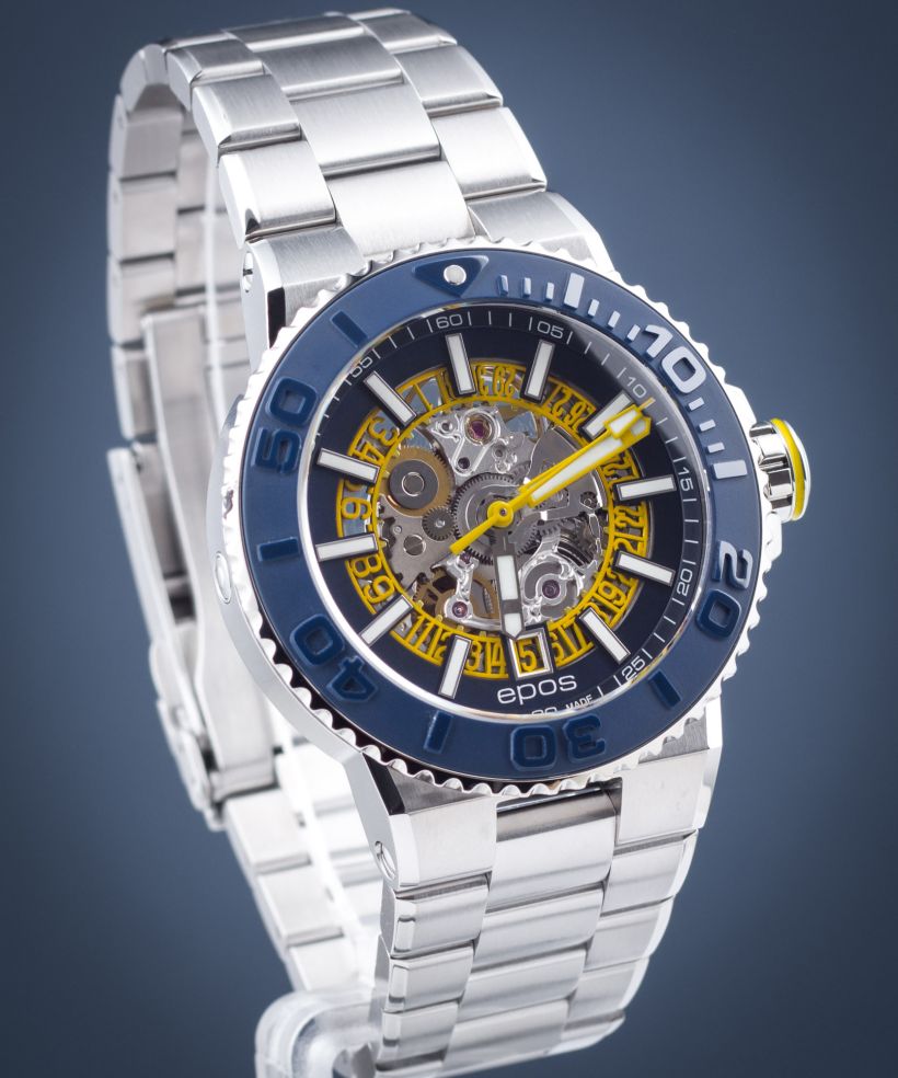 Ceas Barbatesc Epos Sportive Diver Skeleton Automatic