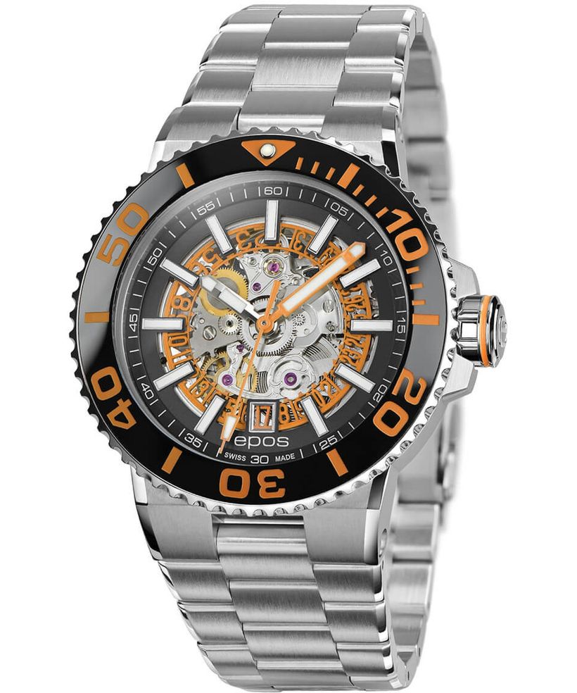 Ceas barbatesc Epos Sportive Diver Skeleton Automatic