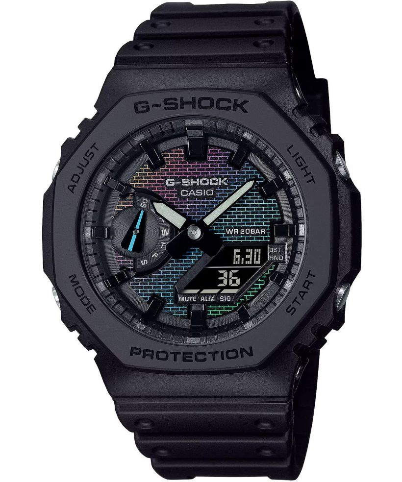 Ceas barbatesc Casio G-Shock Classic 2100 Series Rainbow Brick Wall