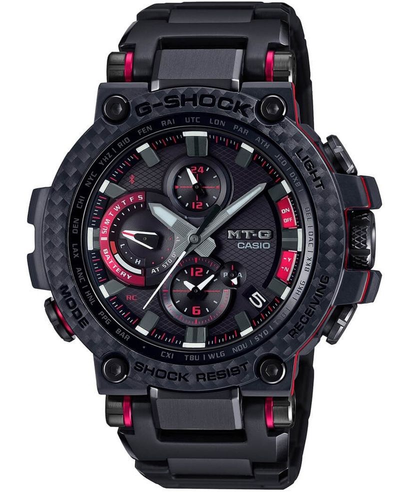 Ceas barbatesc G-SHOCK Exclusive Metal Twisted G Carbon Bezel Bluetooth Sync Radio Solar Limited