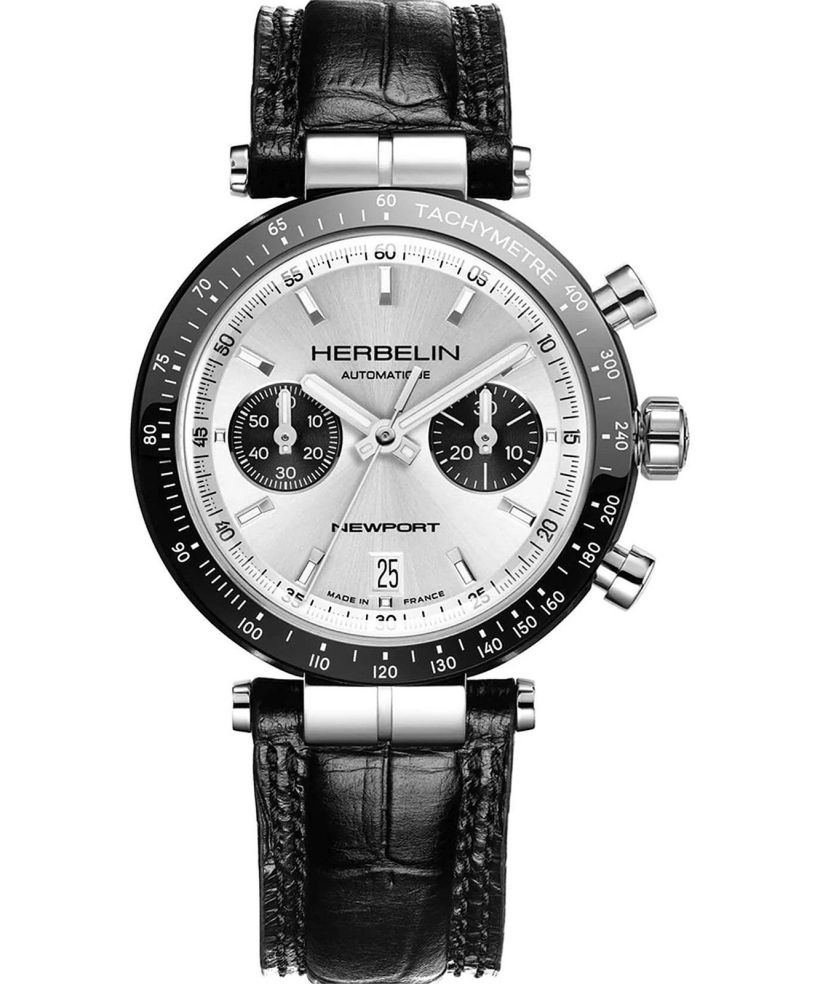Ceas barbatesc Herbelin Newport Heritage BI-COMPAX Panda Automatic Chronograph
