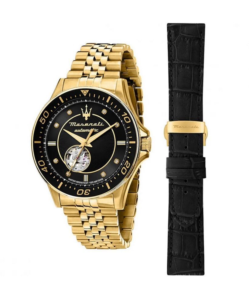 Ceas barbatesc Maserati Sfida Open Heart Automatic SET