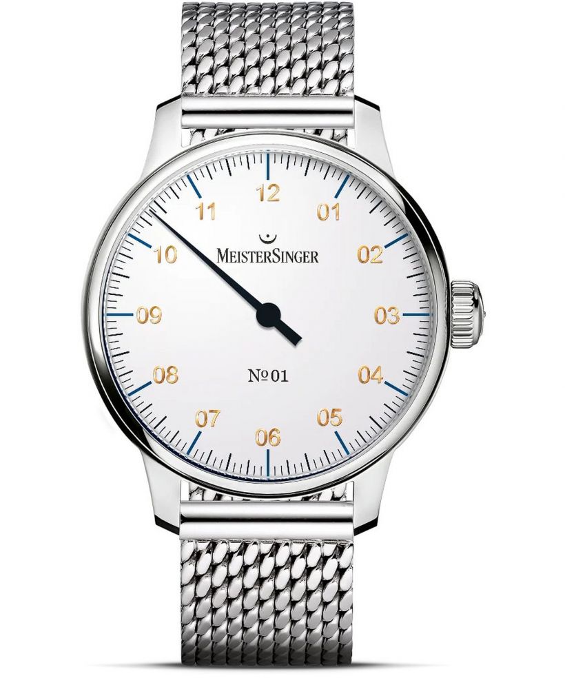 Ceas barbatesc Meistersinger N°01 White