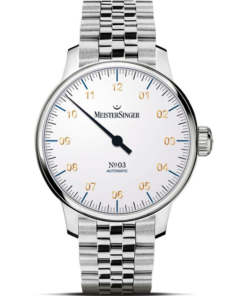 Ceas barbatesc Meistersinger N°03 White Automatic