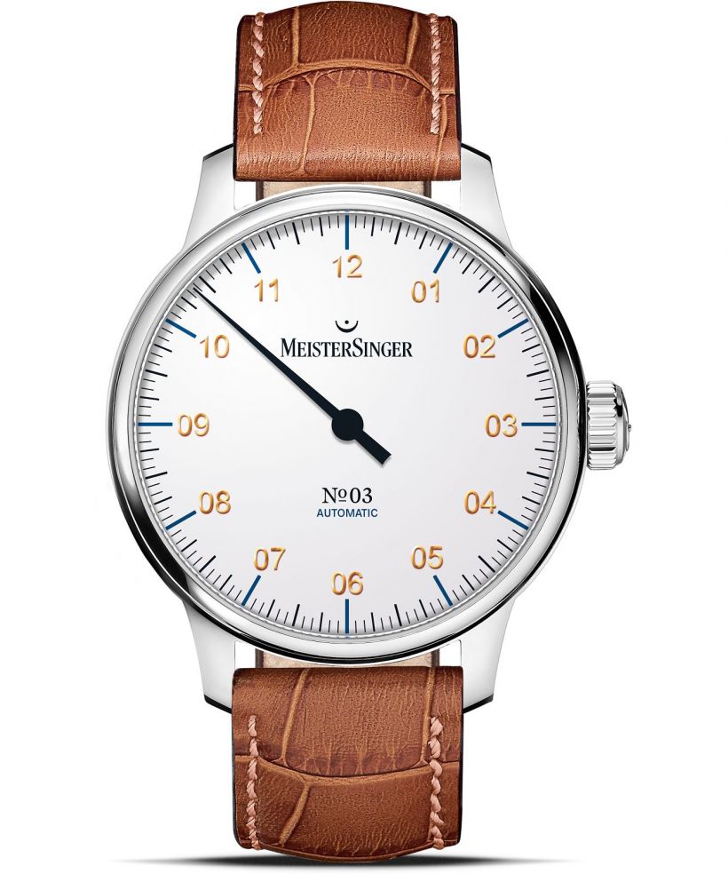 Ceas barbatesc Meistersinger N°03 White Automatic
