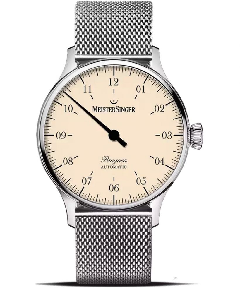 Ceas barbatesc Meistersinger Pangaea Ivory Automatic