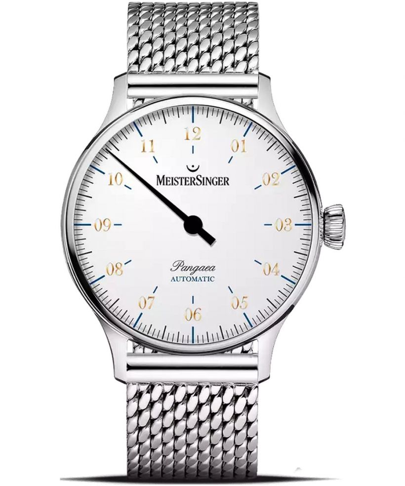 Ceas barbatesc Meistersinger Pangaea White Automatic