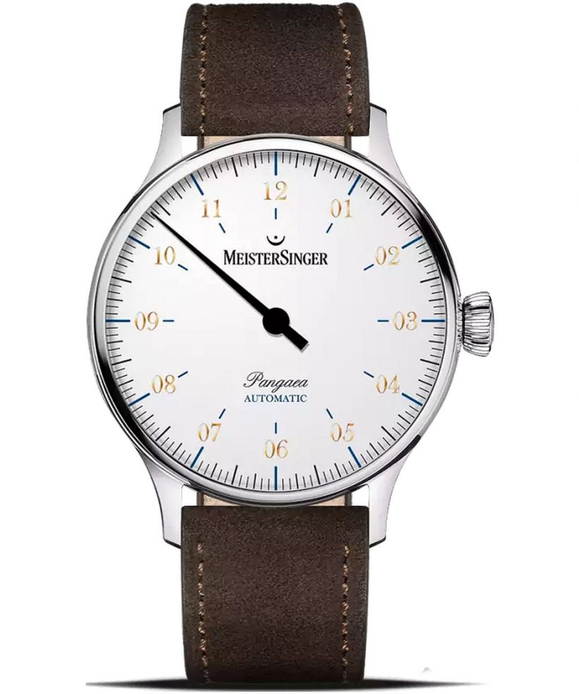 Ceas barbatesc Meistersinger Pangaea White Automatic