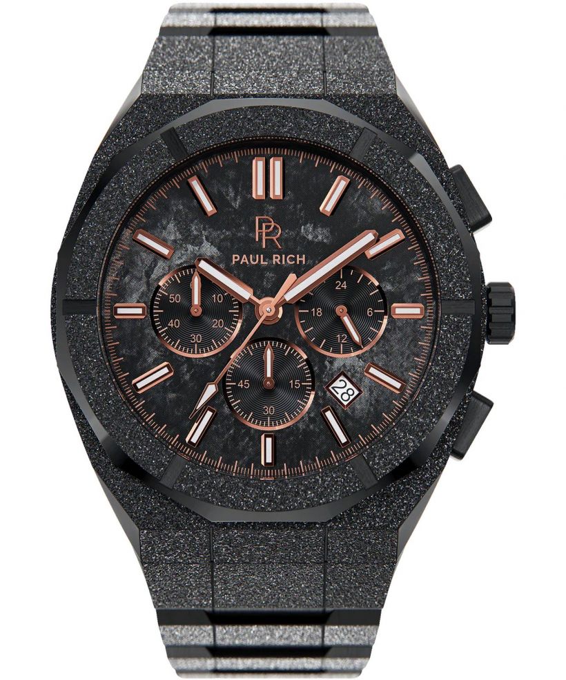 Ceas barbatesc PAUL RICH Motorsport Frosted Carbon Copper Chronograph Limited Edition