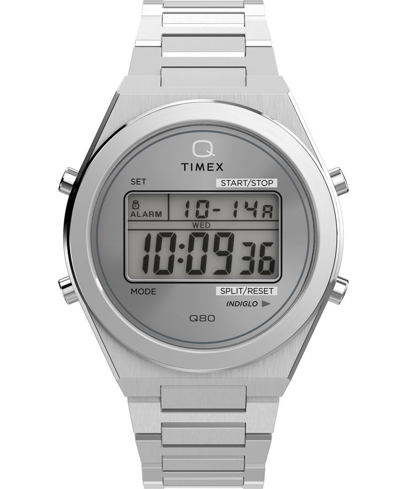 Ceas barbatesc Timex Q Timex® Q80 Continental 39Mm Stainless Steel Bracelet