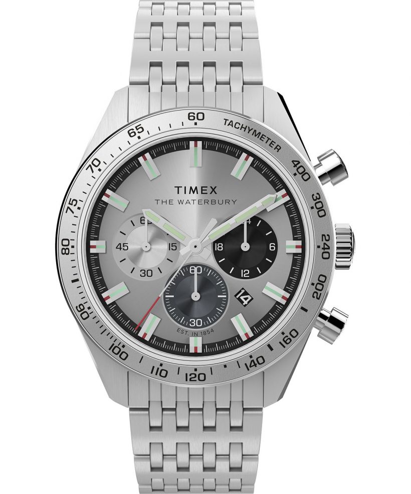Ceas barbatesc Timex Waterbury Traditional Chronograph 41Mm Stainless Steel Bracelet Chronograph