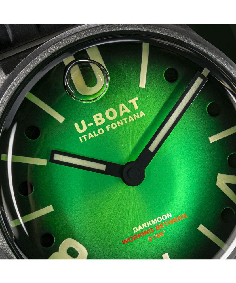 Ceas barbatesc U-Boat Darkmoon 40mm Green SS Soleil