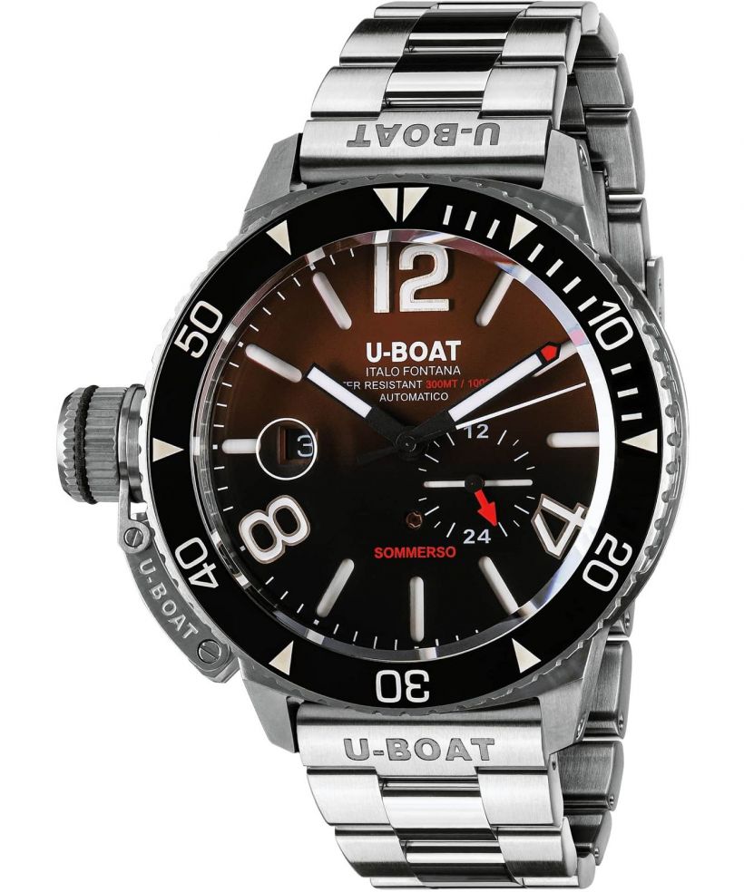 Ceas barbatesc U-Boat Sommerso Ceramic Bordeaux