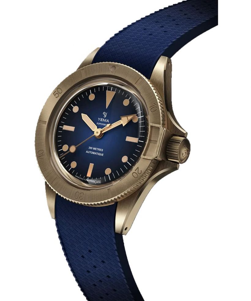 Ceas barbatesc Yema Superman Bronze CMM.10 Blue Limited Edition