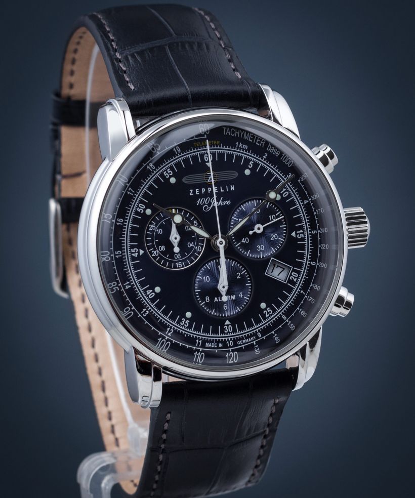 Ceas Barbatesc Zeppelin 100 Jahre Chrono Alarm