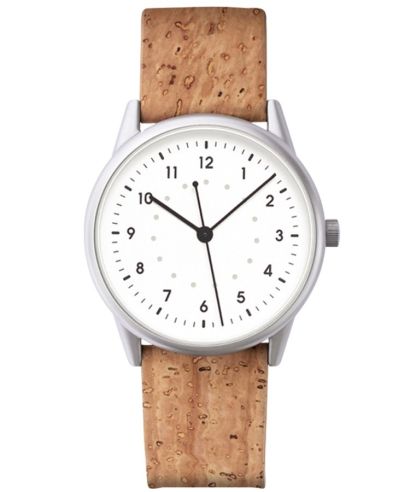 Ceas unisex Mudita Moment NR White Cork Automatic