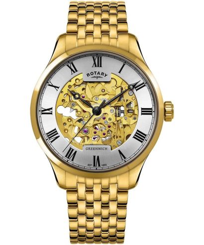 Ceas barbatesc Rotary Greenwich Automatic Skeleton
