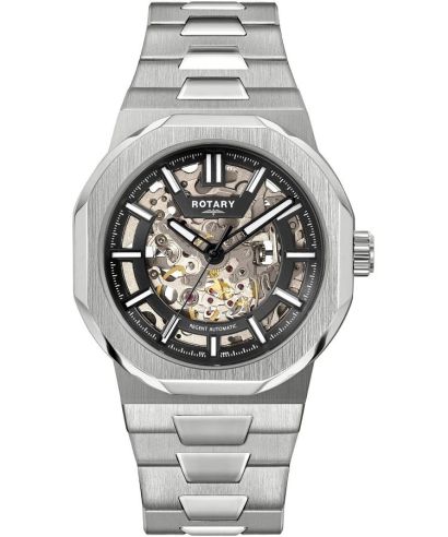 Ceas barbatesc Rotary Regent Automatic Skeleton