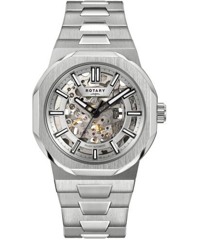 Ceas barbatesc Rotary Regent Automatic Skeleton