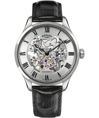 Ceas barbatesc Rotary Greenwich Automatic Skeleton