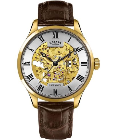 Ceas barbatesc Rotary Greenwich Automatic Skeleton