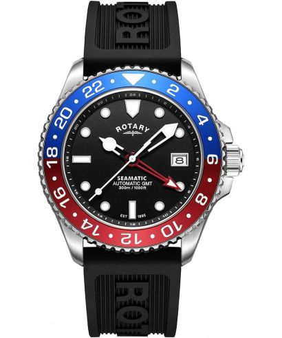 Ceas barbatesc Rotary Seamatic GMT Automatic