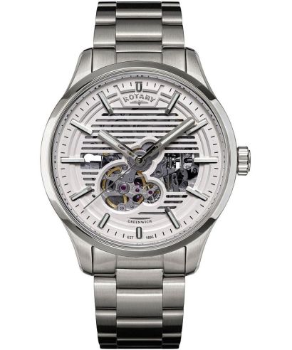 Ceas barbatesc Rotary Greenwich Automatic Skeleton