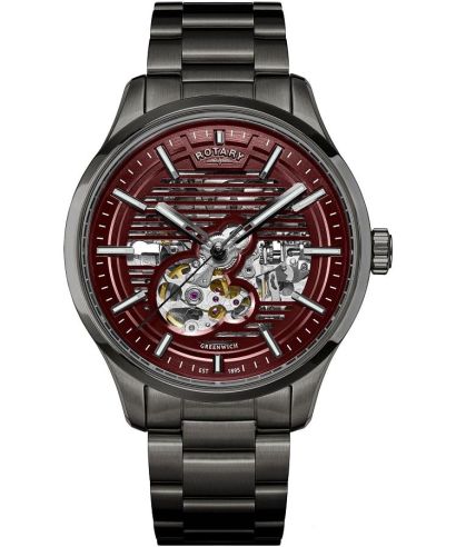 Ceas barbatesc Rotary Greenwich Automatic Skeleton