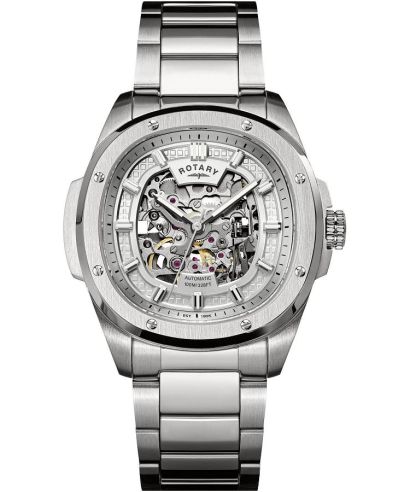 Ceas barbatesc Rotary Apex100 Automatic Skeleton