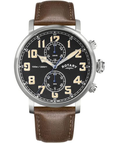 Ceas barbatesc Rotary Heritage Pilot Chronograph