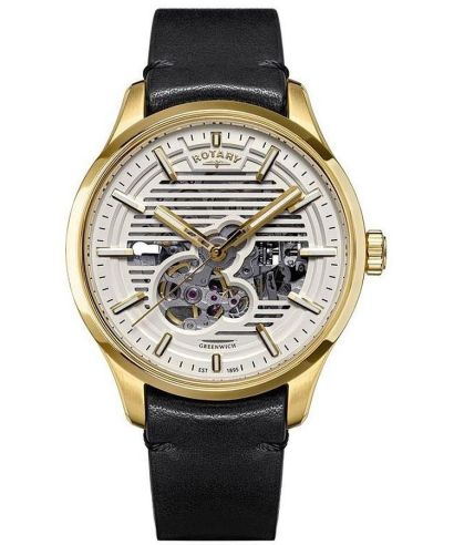 Ceas barbatesc Rotary Greenwich Automatic Skeleton