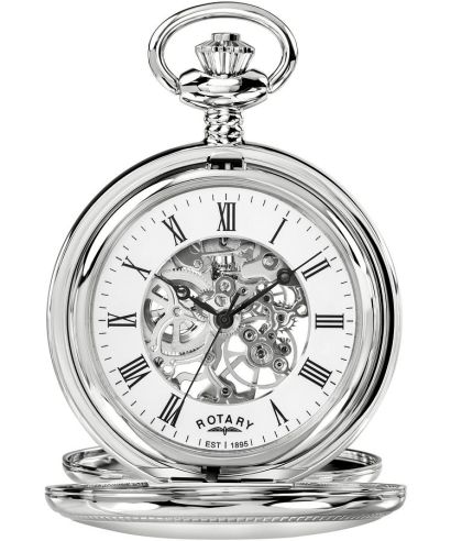 Ceas de Buzunar barbatesc Rotary Heritage Pocket Skeleton