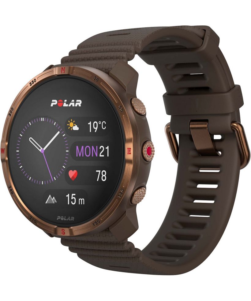 Ceas Sport unisex Polar Grit X2 Brown Copper