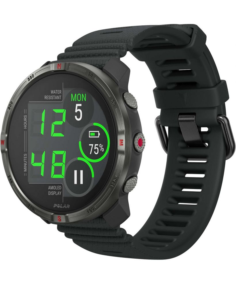Ceas Sport unisex Polar Grit X2 Night Black