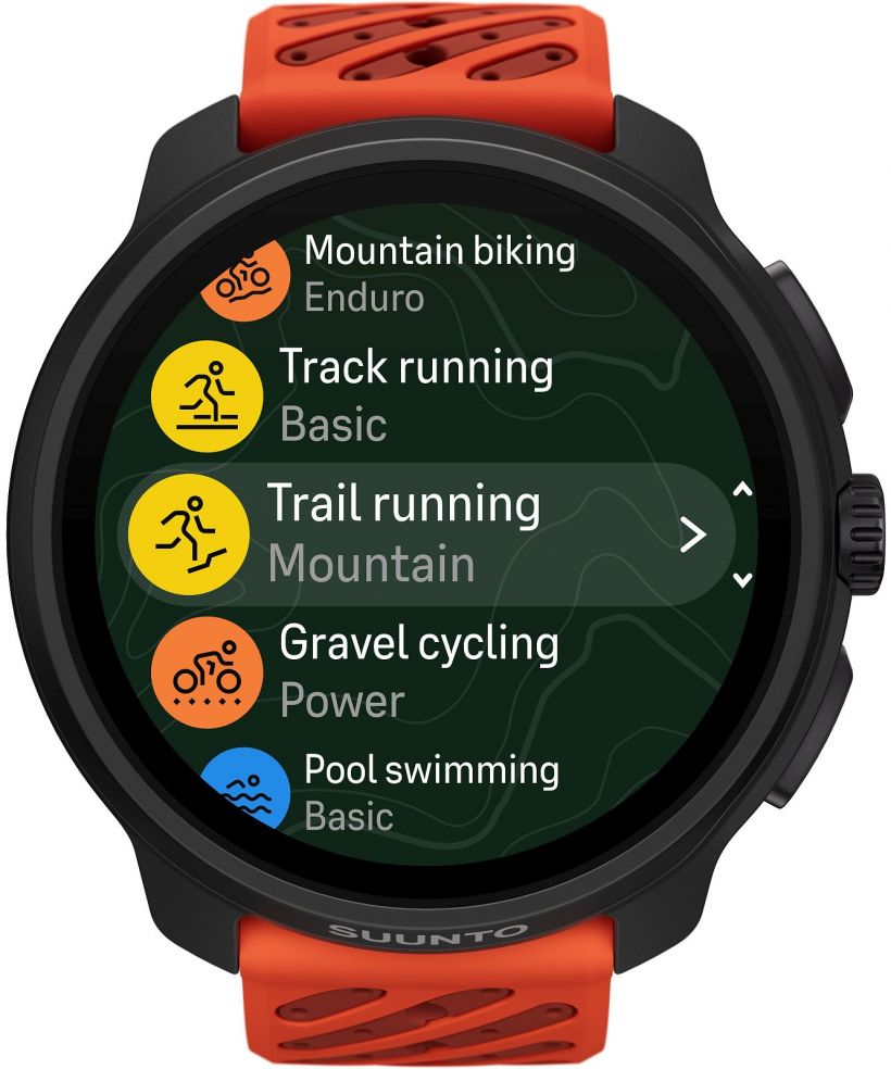 Ceas Sport Suunto Race 2 Coral Orange [Sapphire Glass]