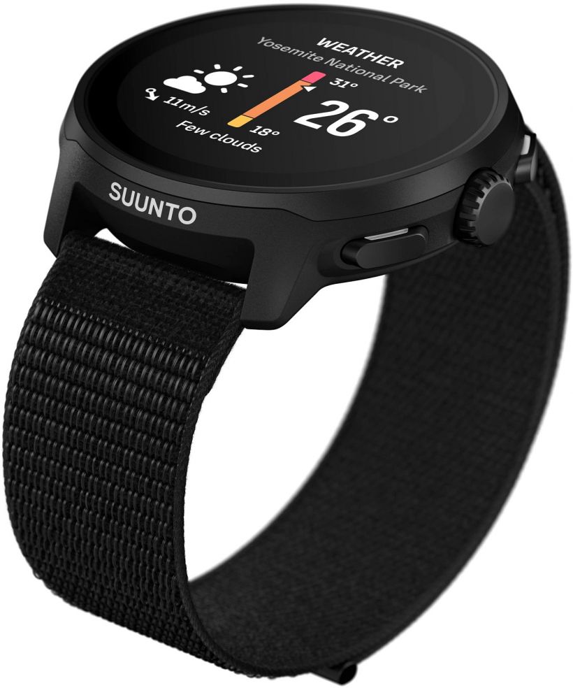 Ceas Sport Suunto Run All Black Textile Strap